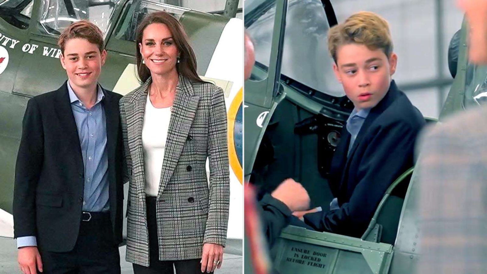 Prince George almost outshone Kate Middleton in height at their latest public appearance