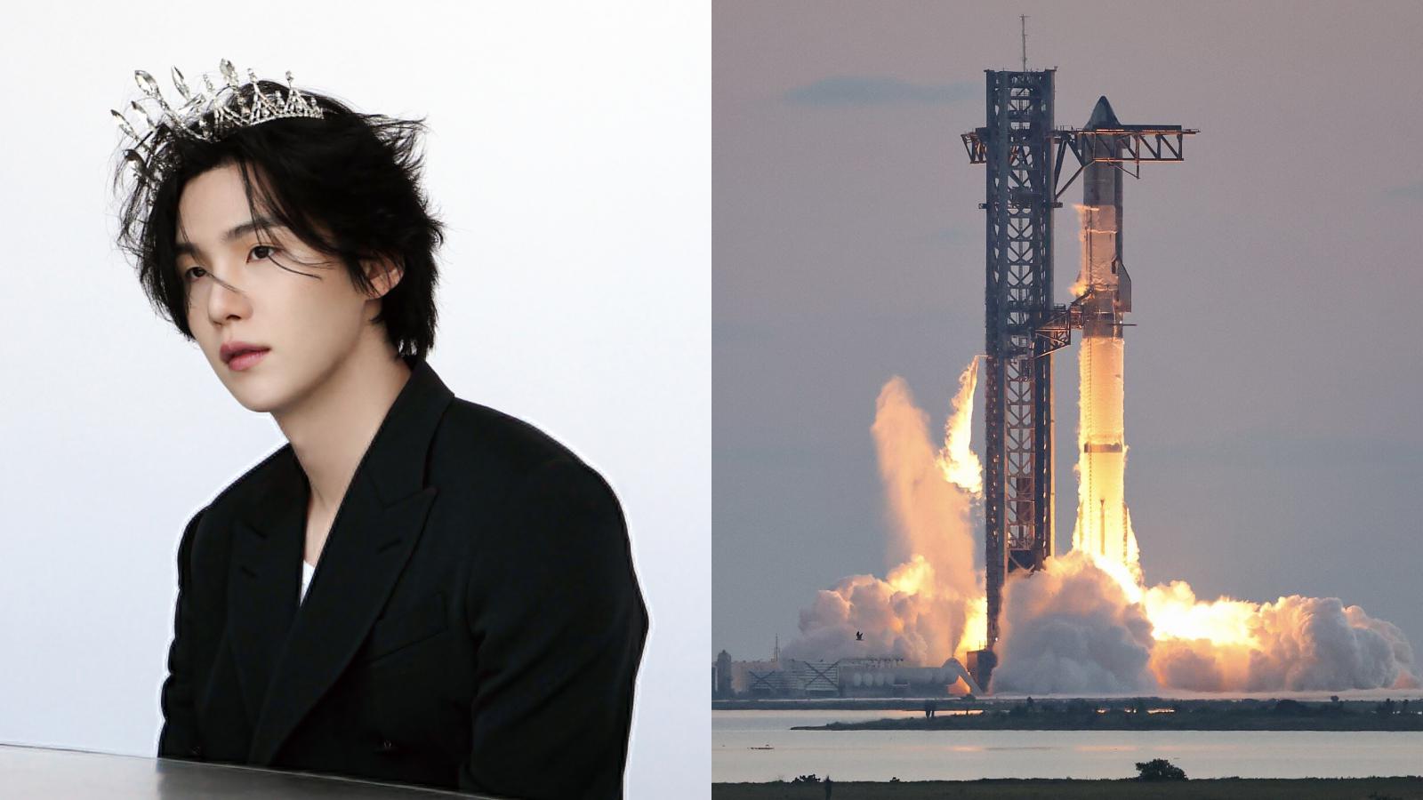 BTS member Suga reportedly invested in Elon Musk's SpaceX
