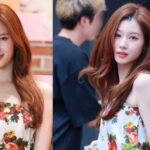 TWICE's Sana is upset about the wardrobe malfunction buzz at a photo wall