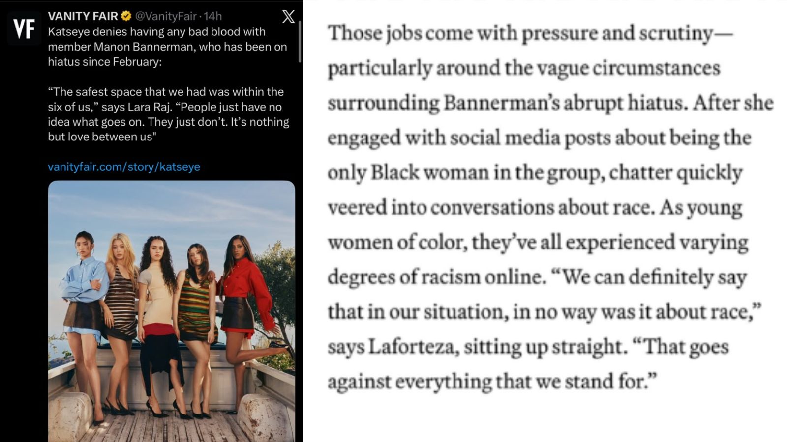 KATSEYE breaks their silence and denies rumors of racism towards Manon KATSEYE breaks their silence and denies rumors of racism towards Manon