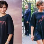 Zendaya stuns at the Spider-Man film press tour with a pantless outfit