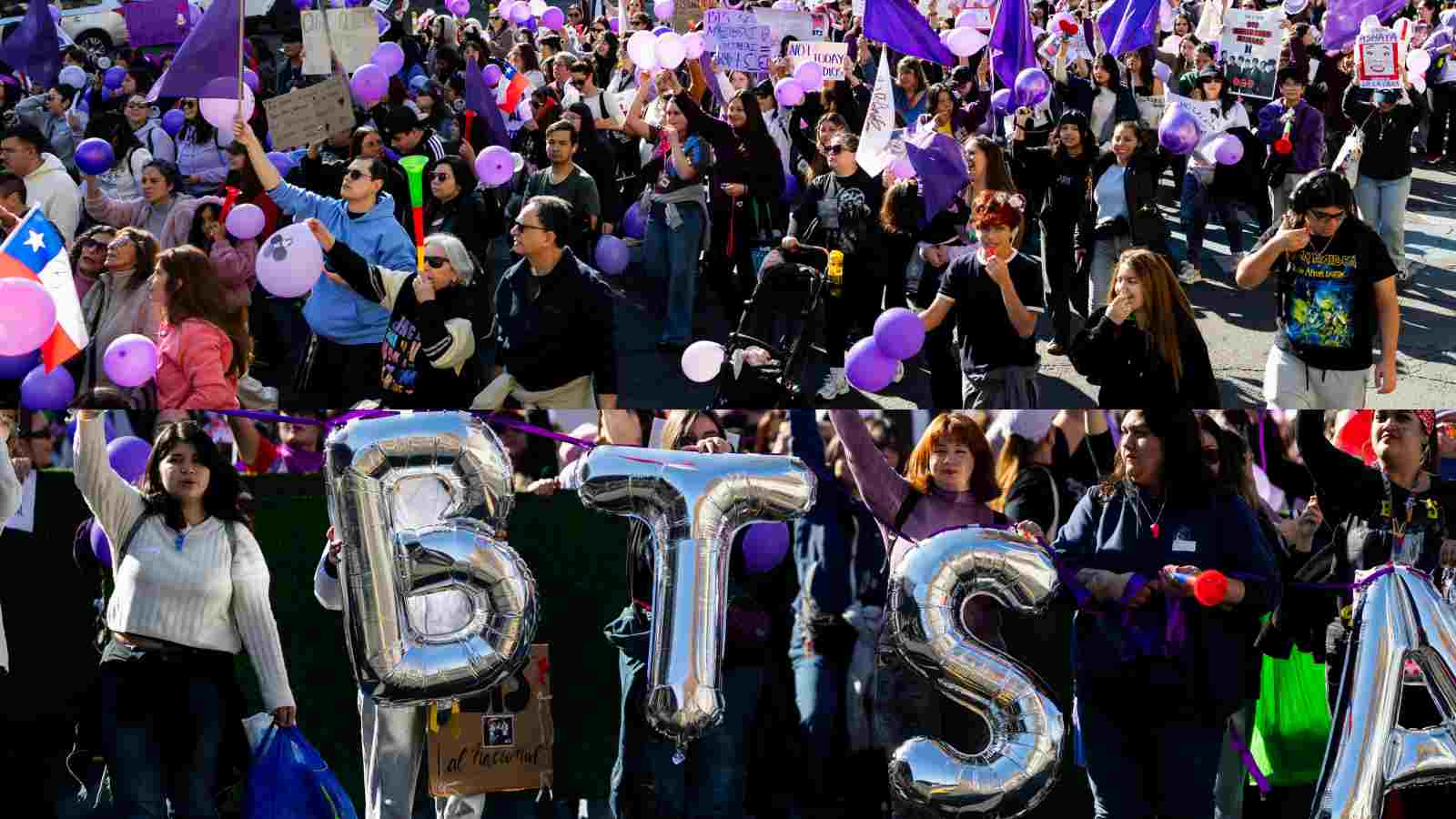 BTS fans protest Chile's decision to block ARIRANG concerts in Santiago BTS fans protest Chile's decision to block ARIRANG concerts in Santiago