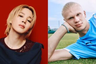 BTS' Jimin recreates soccer star Erling Haaland's viral walk at a concert