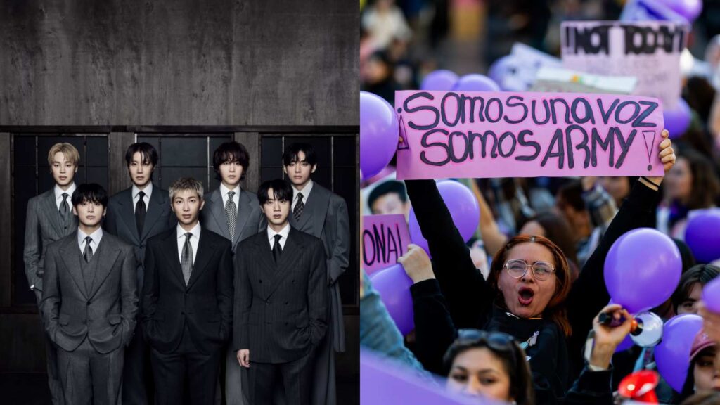 BTS fans protest Chile's decision to block ARIRANG concerts in Santiago BTS fans protest Chile's decision to block ARIRANG concerts in Santiago