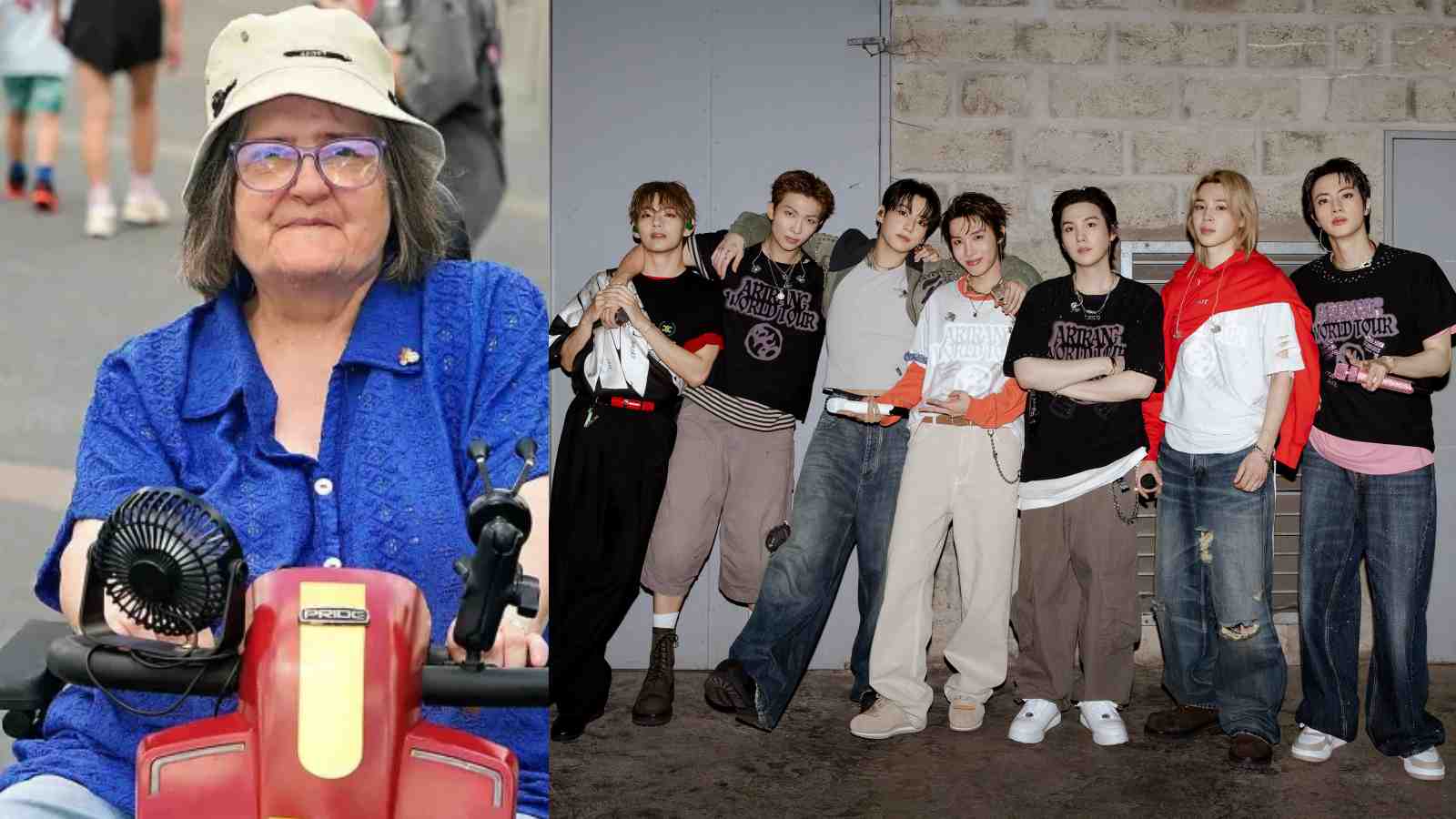A woman overcame her fear of flying thanks to listening to BTS during flights