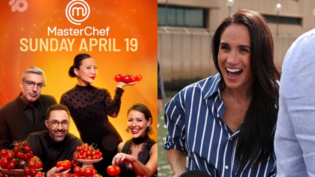 Meghan Markle receives a surprise video call from Prince Harry on MasterChef Australia