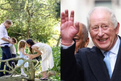 Prince Archie and Princess Lilibet reunite with King Charles after four years