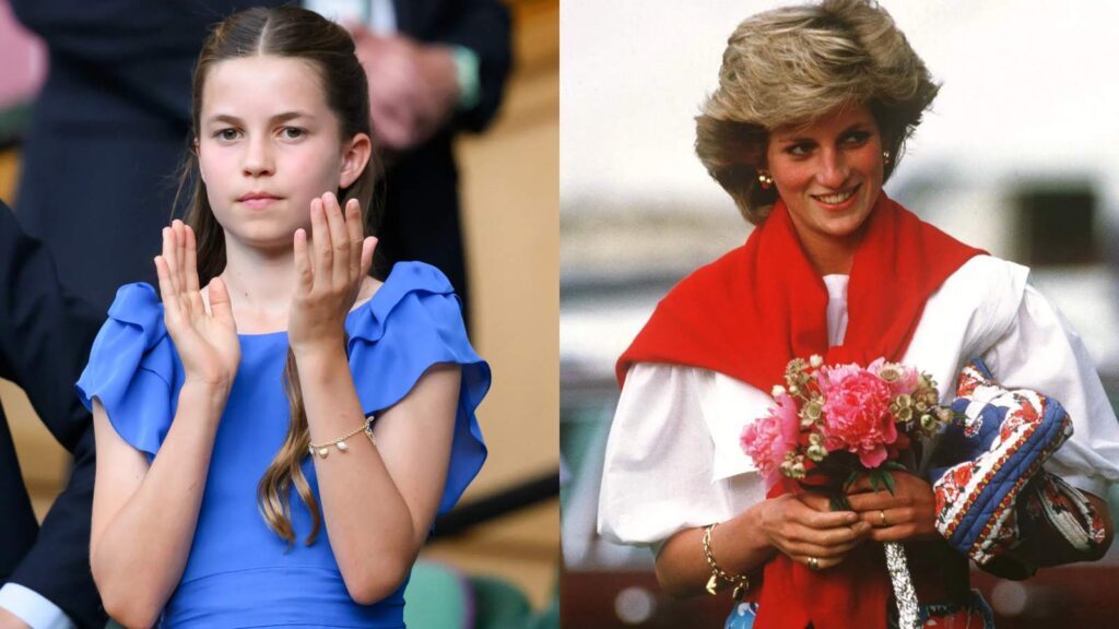 Princess Charlotte wears a bracelet that seemingly honors Princess Diana Princess Charlotte wears a bracelet that seemingly honors Princess Diana