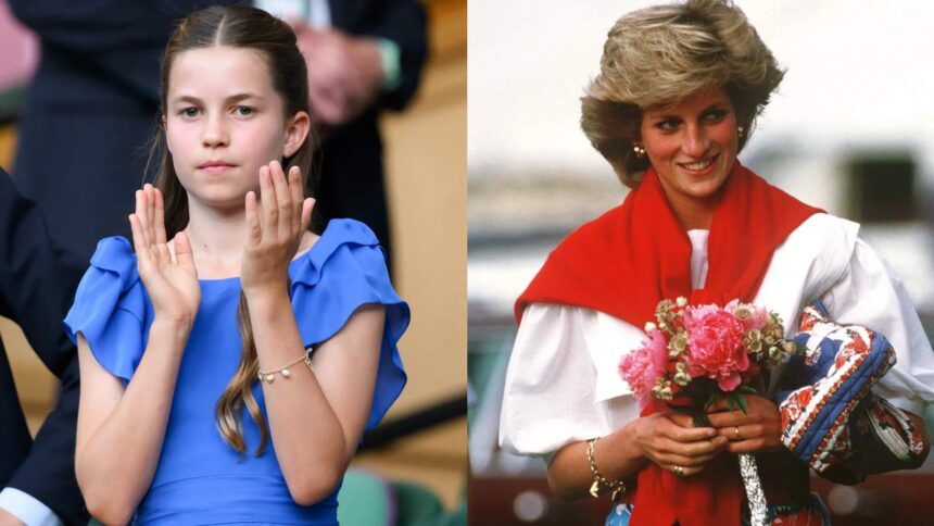 Princess Charlotte wears a bracelet that seemingly honors Princess Diana