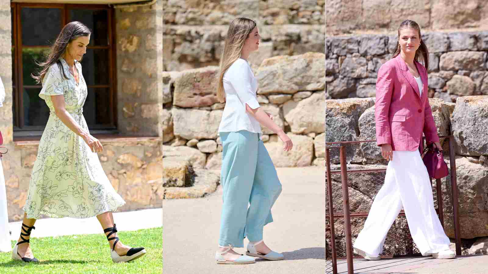 Princess Leonor and Princess Sofia of Spain stun in summer classic espadrilles Princess Leonor and Princess Sofia of Spain stun in summer classic espadrilles