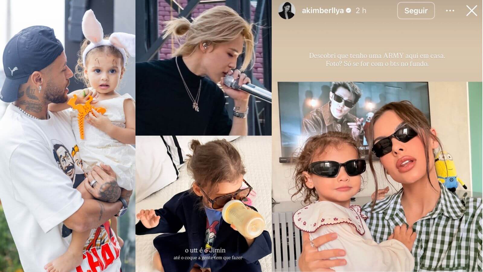 Neymar Jr.'s daughter is a huge BTS fan, and Jimin is her bias Neymar Jr.'s daughter is a huge BTS fan, and Jimin is her bias