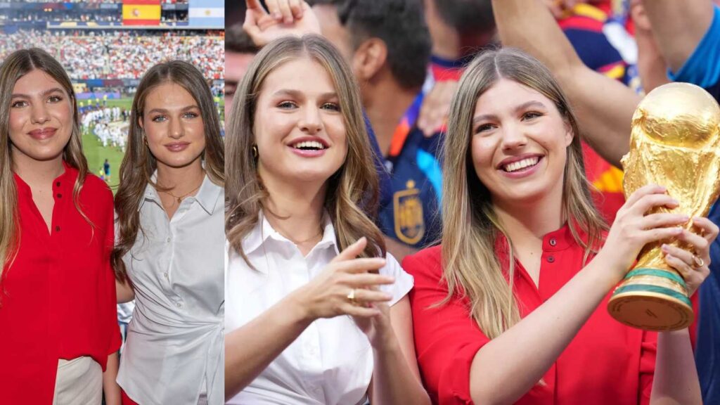 This is how Princess Leonor and Princess Sofia celebrated Spain’s World Cup victory