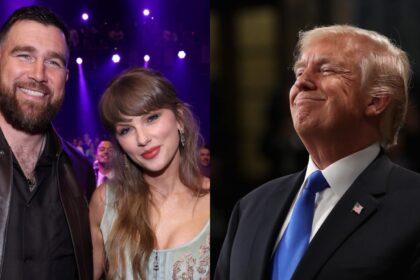 White House shares an edited image making fun of Taylor Swift and Travis Kelce's wedding
