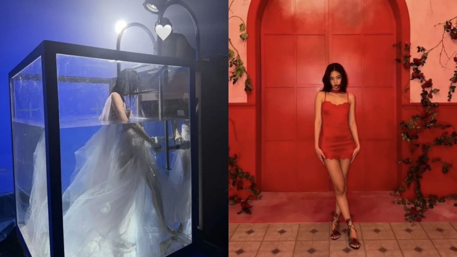 Jennie's beautiful shoots for Fallen Angel EP