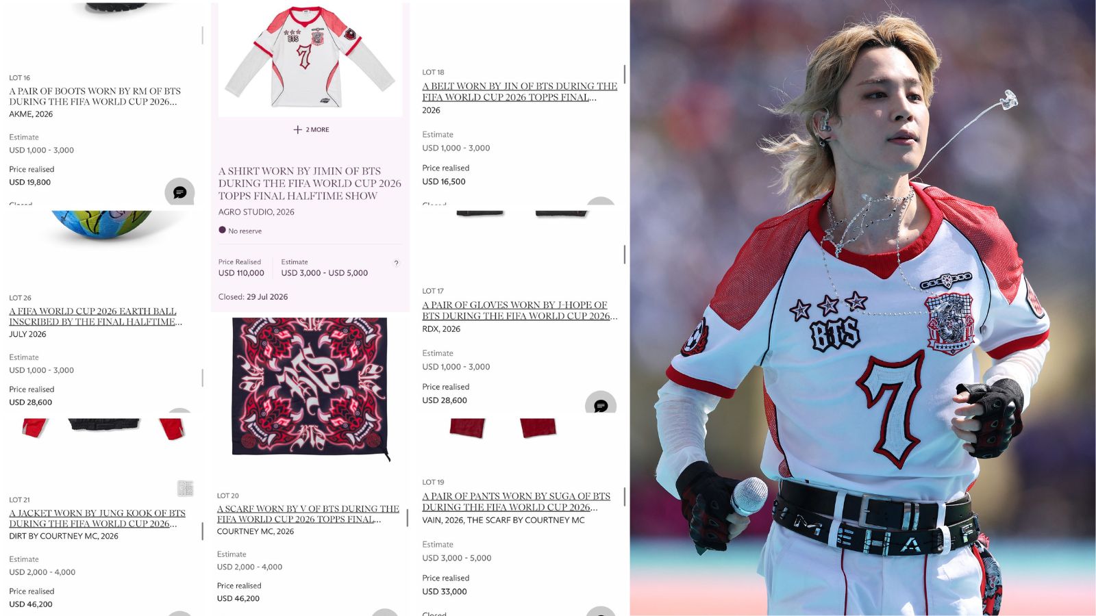 BTS raises over $300,000 in charity auction with 7 personal items BTS raises over $300,000 in charity auction with 7 personal items