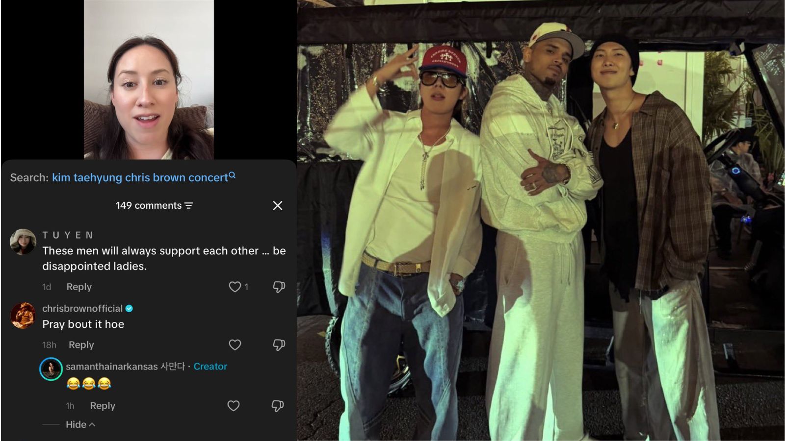 Chris Brown responds to criticism over his meeting with BTS' RM and J-Hope Chris Brown responds to criticism over his meeting with BTS' RM and J-Hope