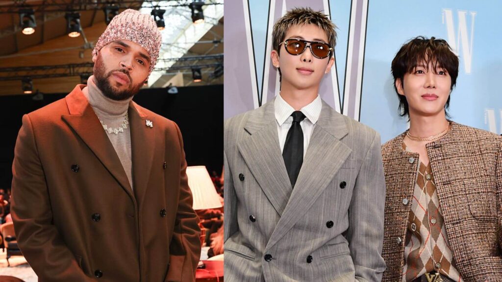 Chris Brown responds to criticism over his meeting with BTS' RM and J-Hope