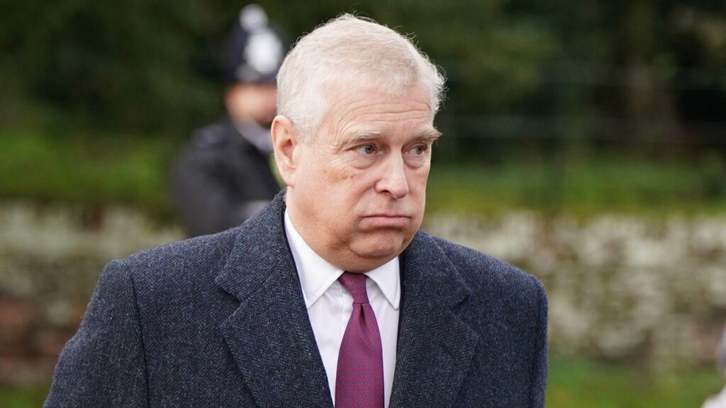 Former Prince Andrew says an alleged stalker chased his vehicle near his home