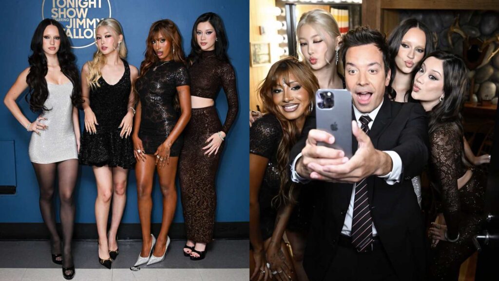 KATSEYE shows support for Sophia and Manon during Jimmy Fallon appearance KATSEYE shows support for Sophia and Manon during Jimmy Fallon appearance