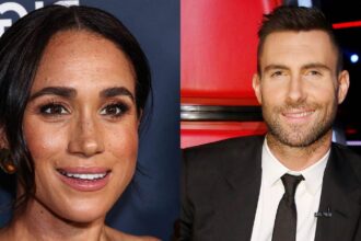 Meghan Markle dances to Adam Levine during David Foster charity event Meghan Markle dances to Adam Levine during David Foster charity event