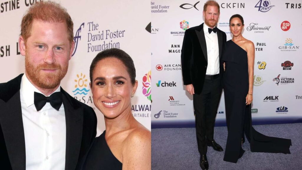 Meghan Markle honors Princess Diana with sapphire earrings during Canada date night with Prince Harry Meghan Markle honors Princess Diana with sapphire earrings during Canada date night with Prince Harry