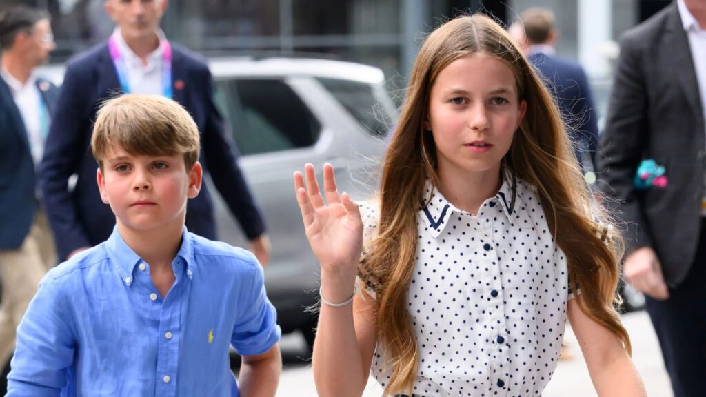 Prince Louis and Princess Charlotte share a sweet sibling moment in Scotland Prince Louis and Princess Charlotte share a sweet sibling moment in Scotland