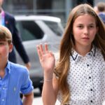 Prince Louis and Princess Charlotte share a sweet sibling moment in Scotland