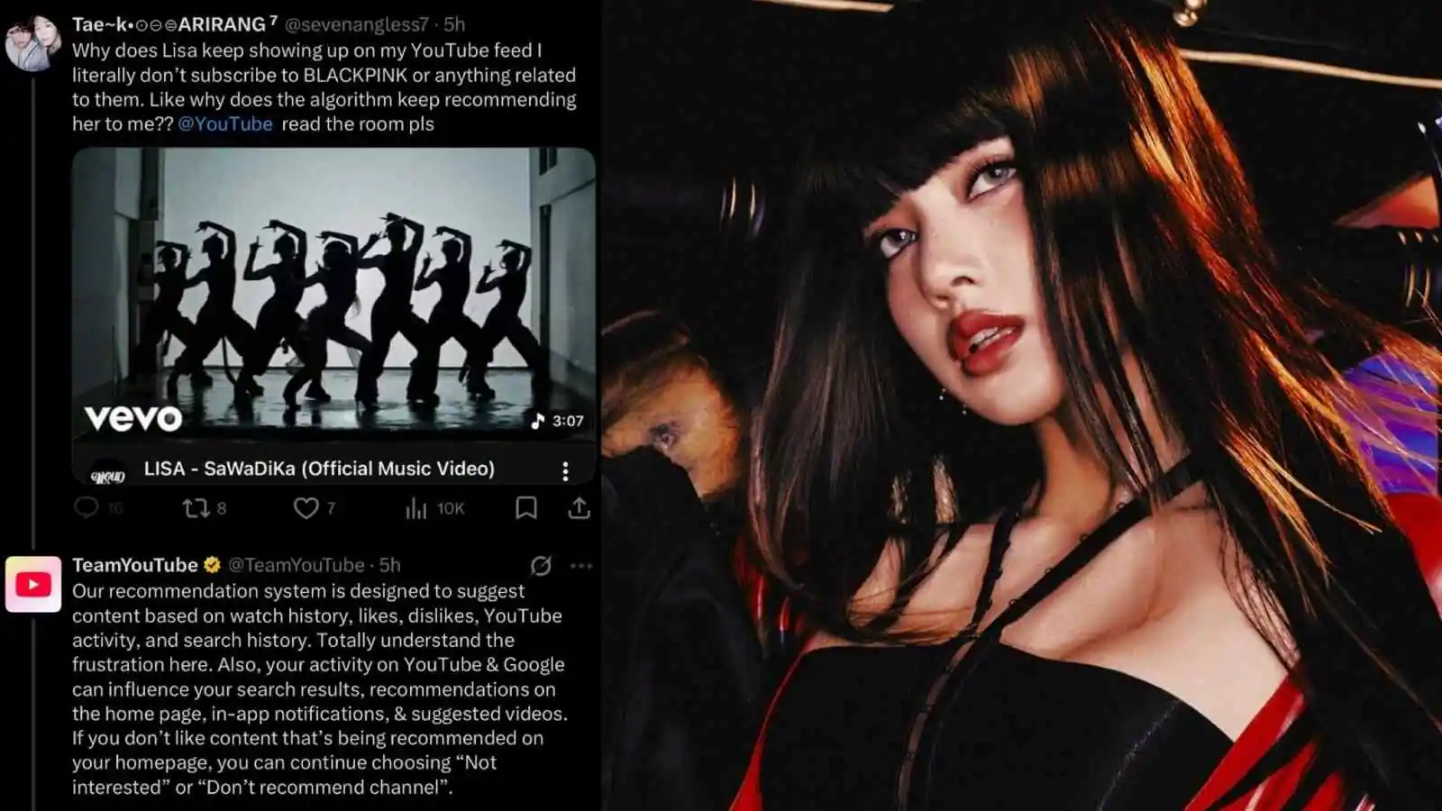 YouTube addresses questions about BLACKPINK member Lisa's recent “SaWaDiKa” promotion
