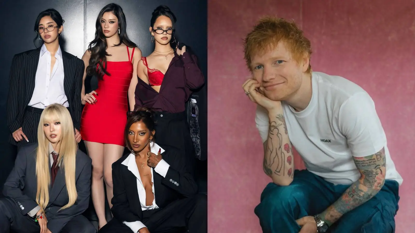 KATSEYE members unfollow Ed Sheeran amid Macklemore controversy KATSEYE members unfollow Ed Sheeran amid Macklemore controversy