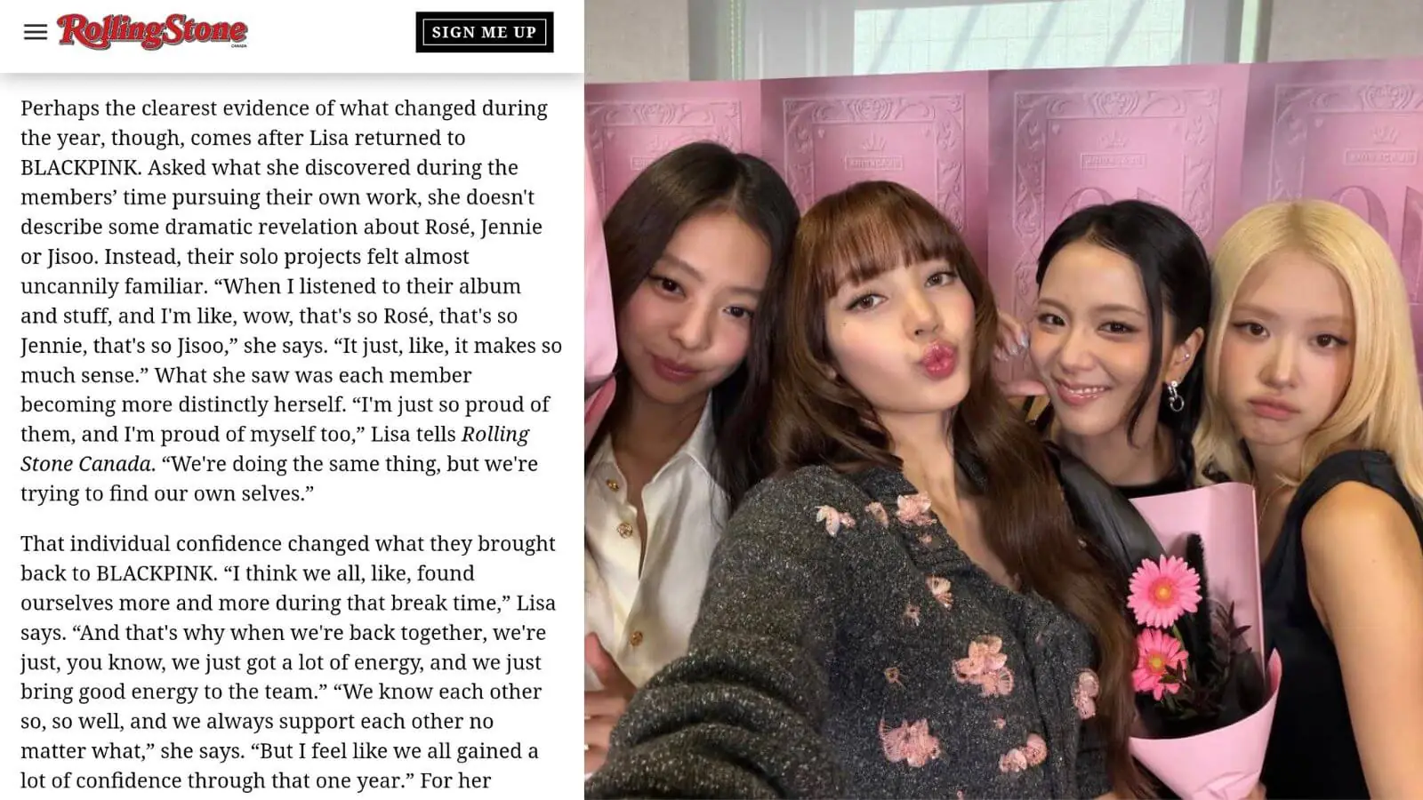 Lisa gets real about BLACKPINK members' solo releases Lisa gets real about BLACKPINK members' solo releases