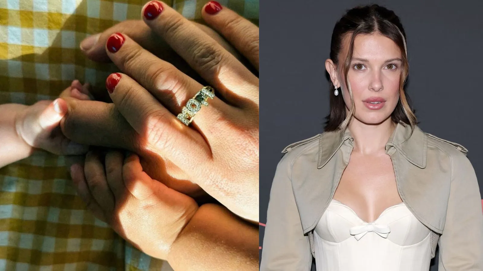 Millie Bobby Brown shares the first photo of her baby boy Millie Bobby Brown shares the first photo of her baby boy