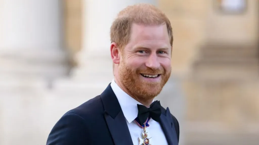 Prince Harry gives a family update in his first UK public appearance Prince Harry gives a family update in his first UK public appearance