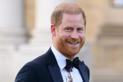 Prince Harry gives a family update in his first UK public appearance Prince Harry gives a family update in his first UK public appearance