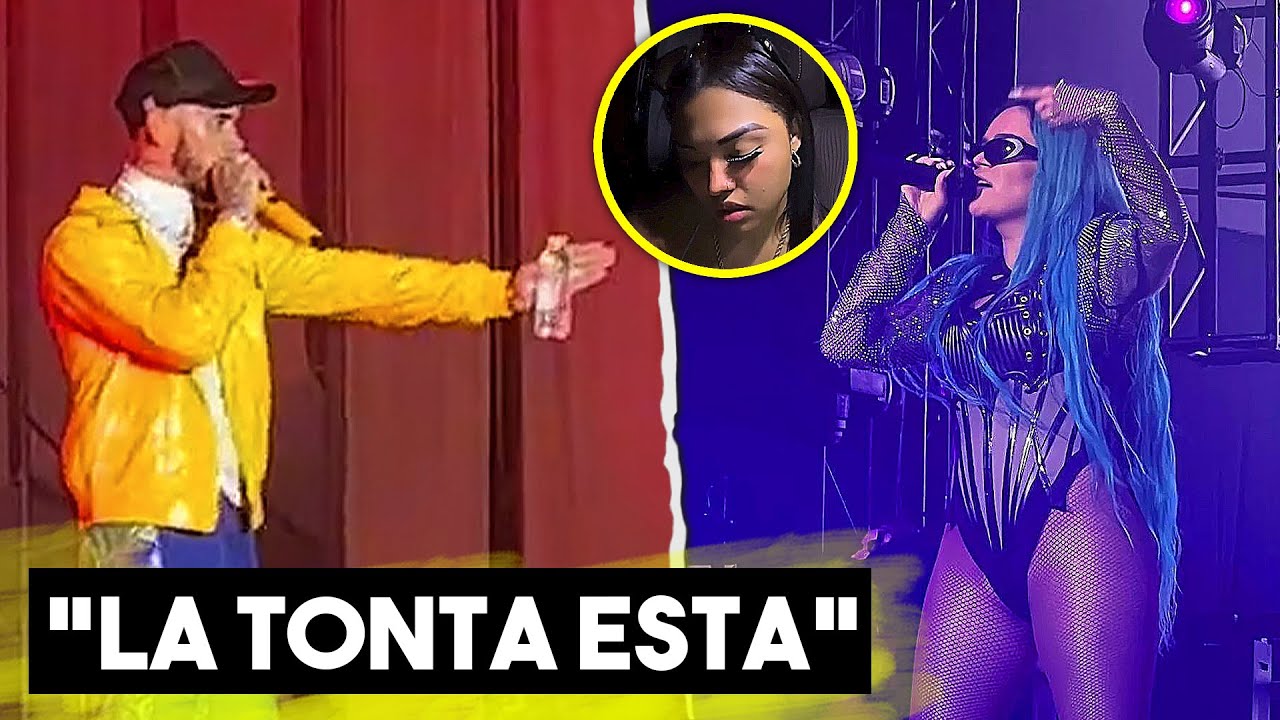 Anuel Humilla a Fanatica De Karol G en Vivo. La Bebecita NO Se Aguanta Y Reacciona Bastante Enfadada