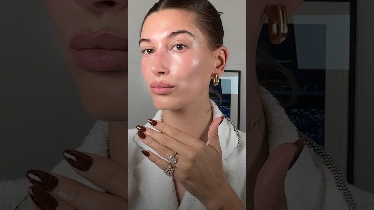 Hailey Bieber: su truco para una piel glowy