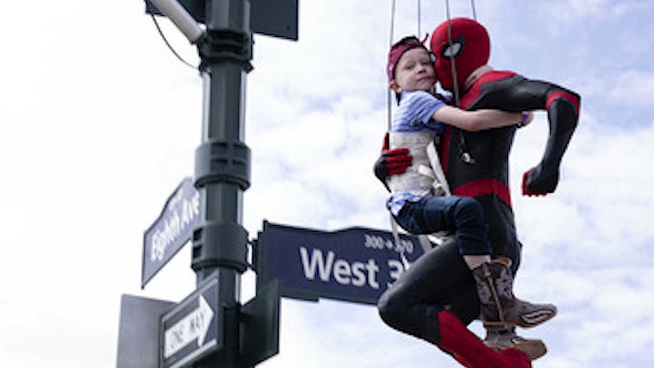 Bridger "Web Swings" with Spider-Man's Tom Holland