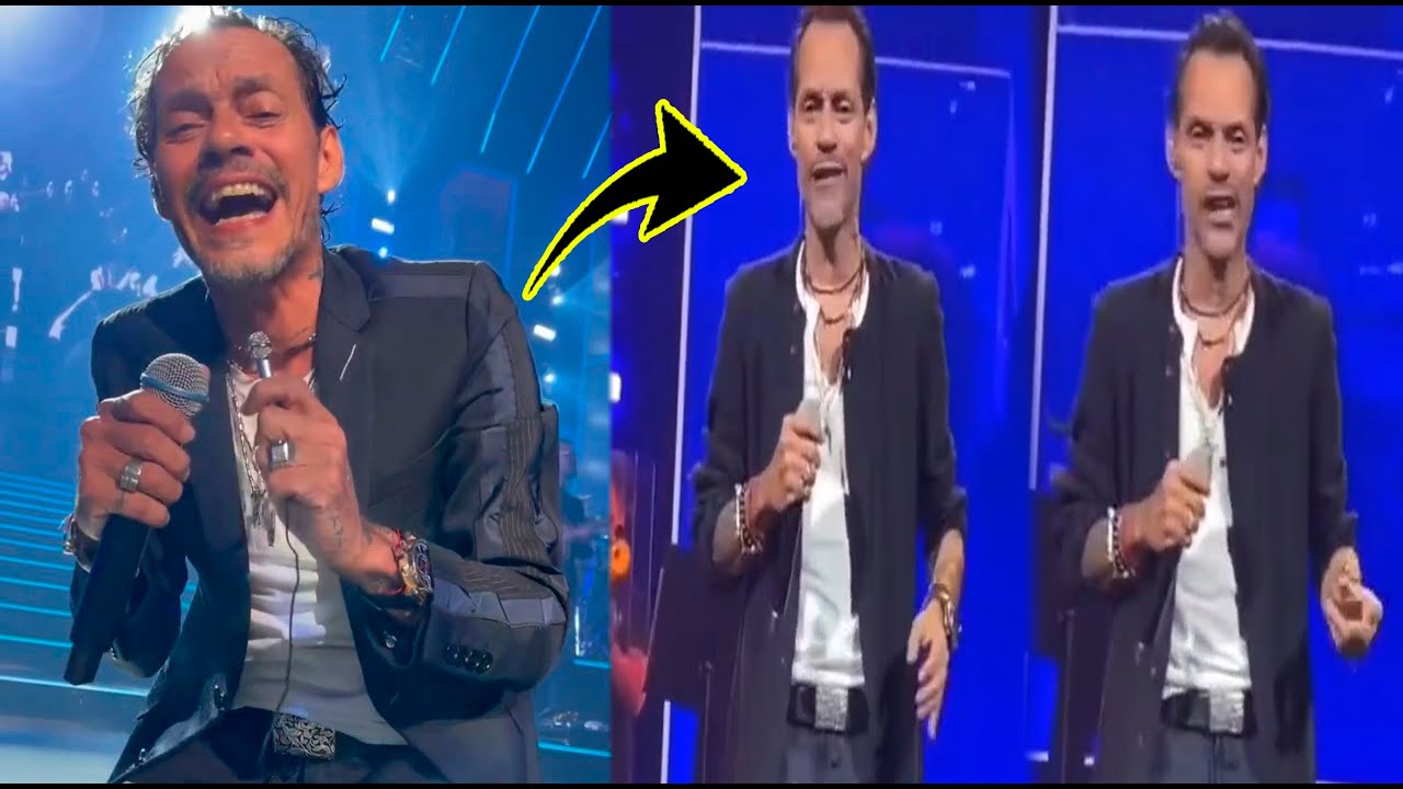 Qué le pasó a Marc Anthony? Marc Anthony sorprende con raros movimientos de mandíbula  y su delgadez