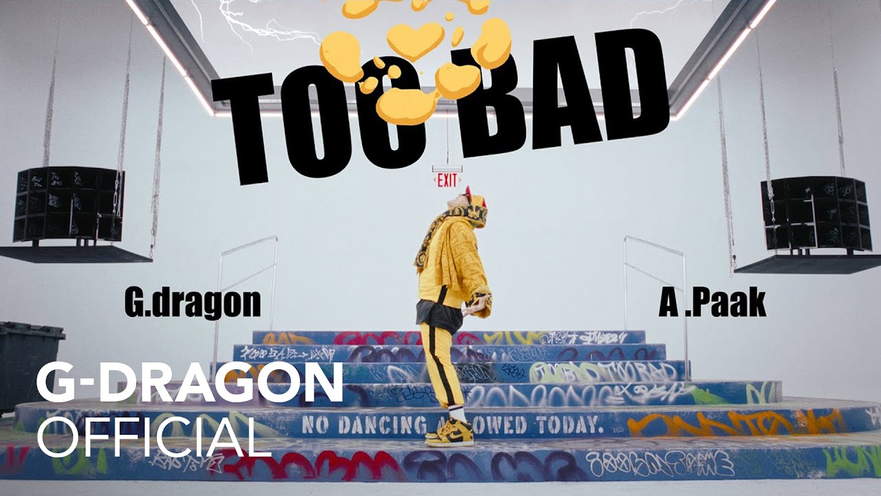 G-DRAGON - TOO BAD (feat. Anderson .Paak) (Official Video)