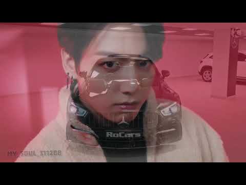 Jungkook in a Mercedes-Benz commercial.