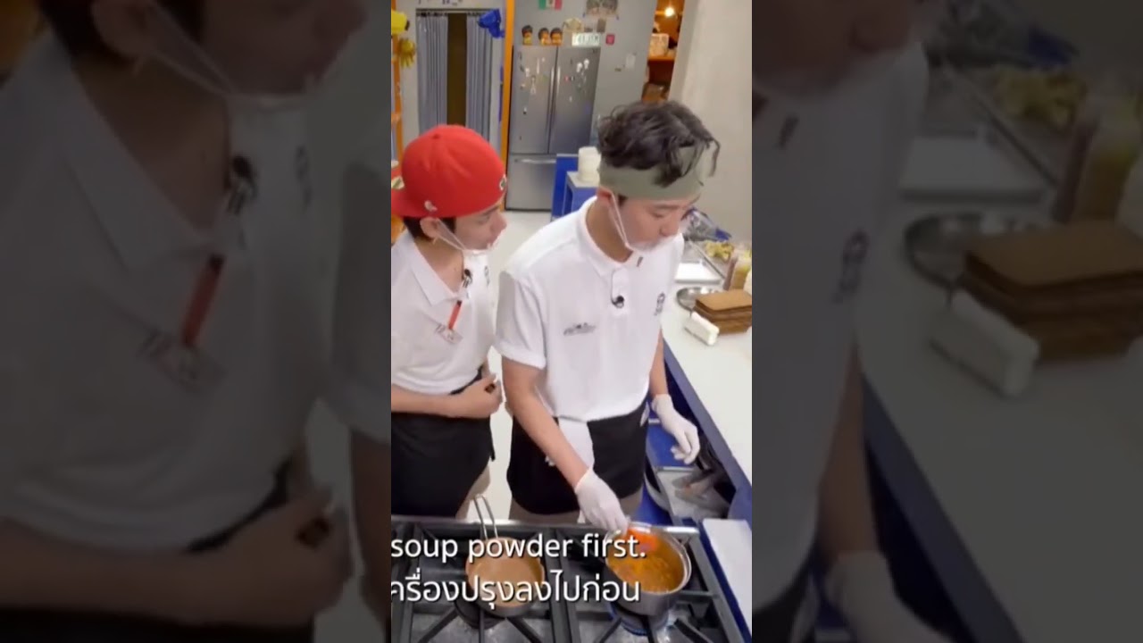 Chef Seo Joon with Taehyung 🥰😍 #jinny'skitchen #seojun #taehyung