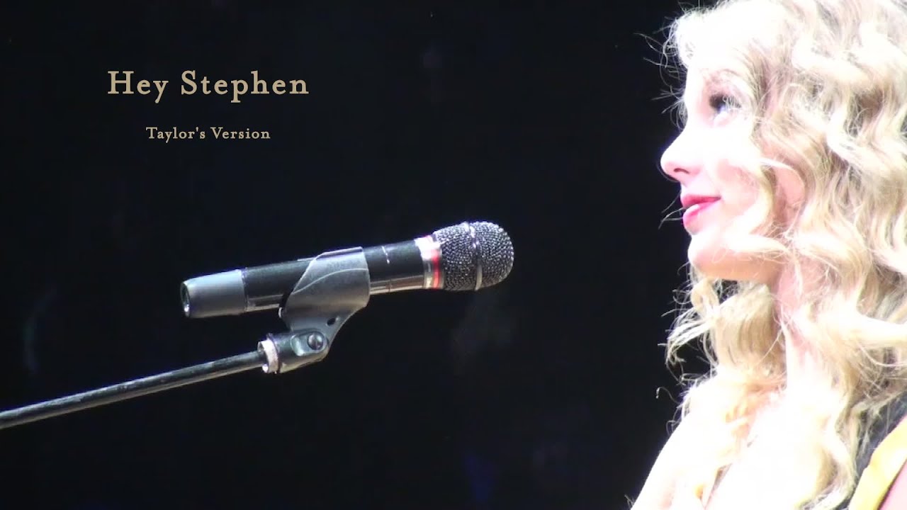 Taylor Swift - Hey Stephen (Taylor's Version) (Lyric Video)