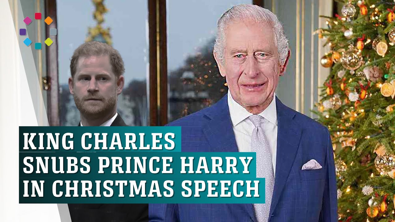 King Charles snubs Prince Harry in Christmas speech