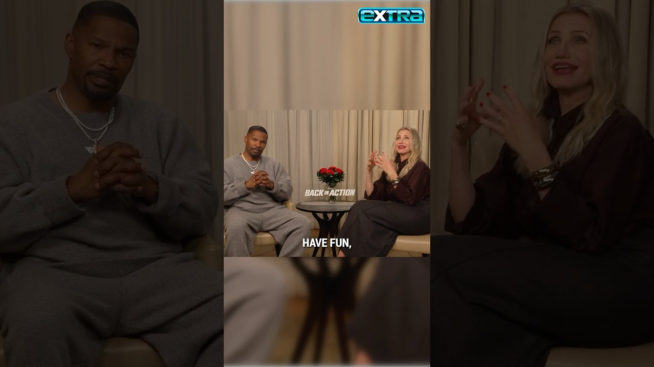 How Jamie Foxx got Cameron Diaz to do her first movie in 10 YEARS! 🎥❤️