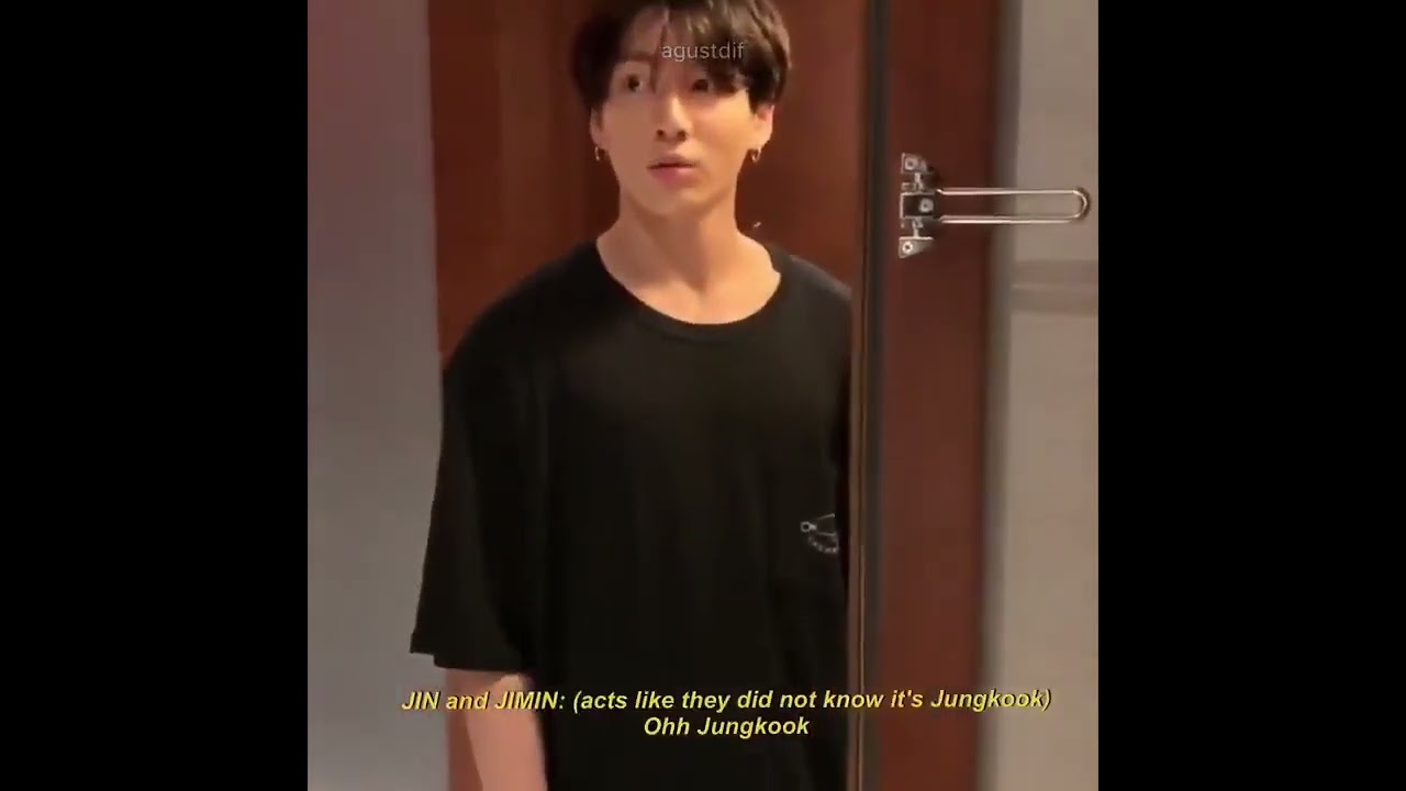 When Jin and Jimin cut Vlive before Jungkook arrive