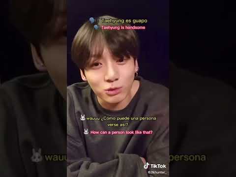 Jungkook dice que V es el hombre más guapo que ha visto siempre