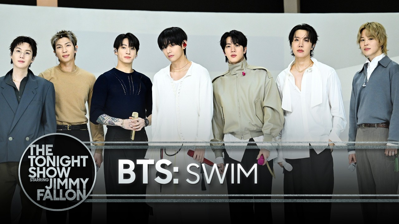 BTS Performs "SWIM" at Guggenheim New York for The Tonight Show