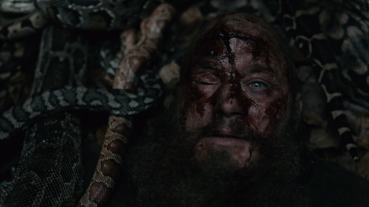 King Ragnar Lothbrok death scene | Vikings S4E15