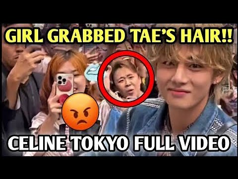 Sasaeng Fan Attacks BTS Taehyung During Celine Event In Japan 🇯🇵