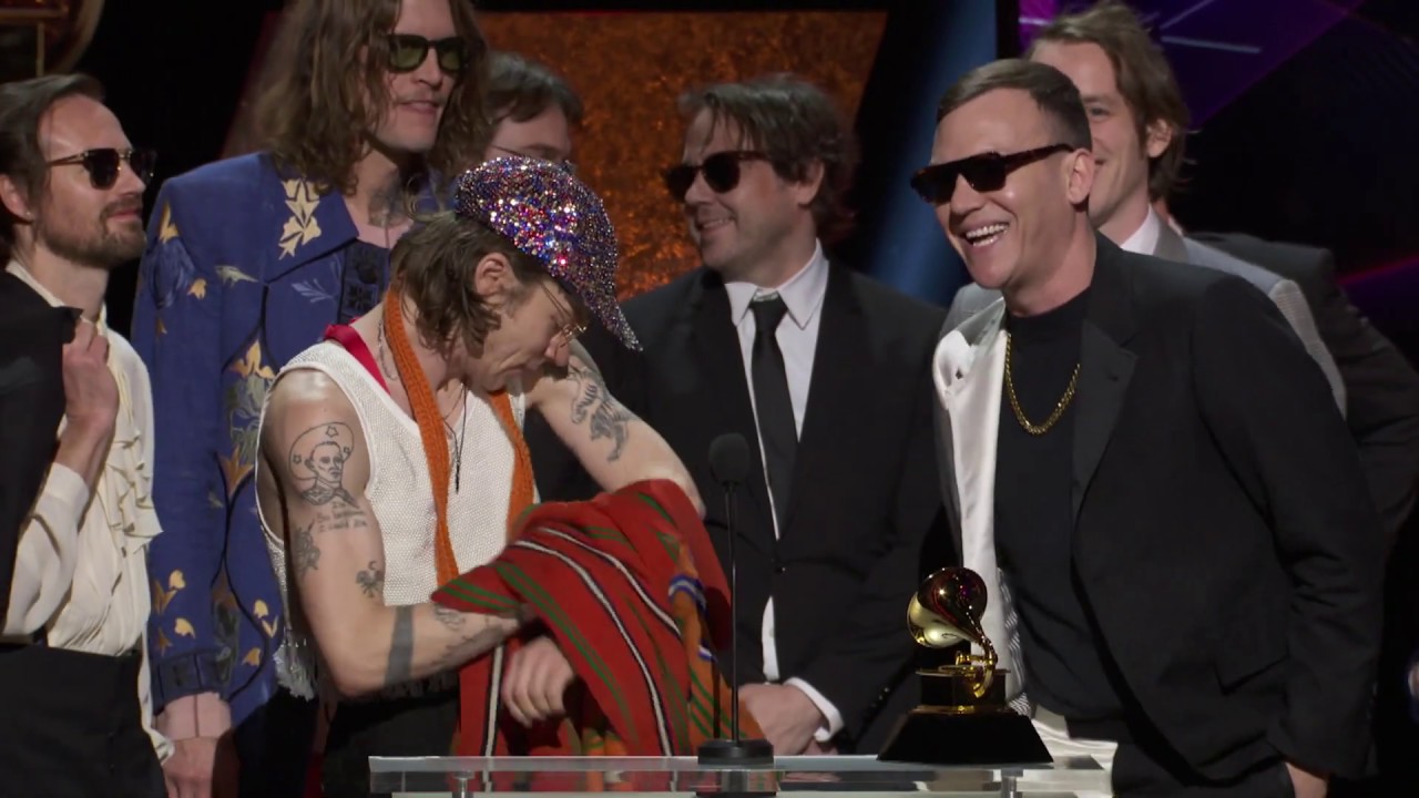 Cage The Elephant Wins Best Rock Album | 2020 GRAMMYs Acceptance Speech