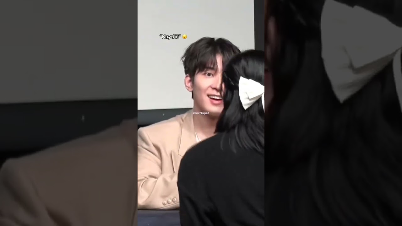 The lucky fan had her Y/N moment with her bias#seventeen #carat #wonwoo #kpop #fansign #bias #cancer